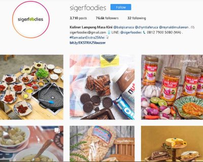 Wisata Kuliner Lampung - akun instagram @sigerfoodies