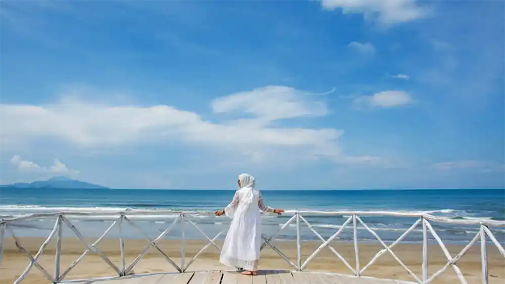Foto Pantai Kedu Warna Kalianda Lampung Selatan - @alderan46